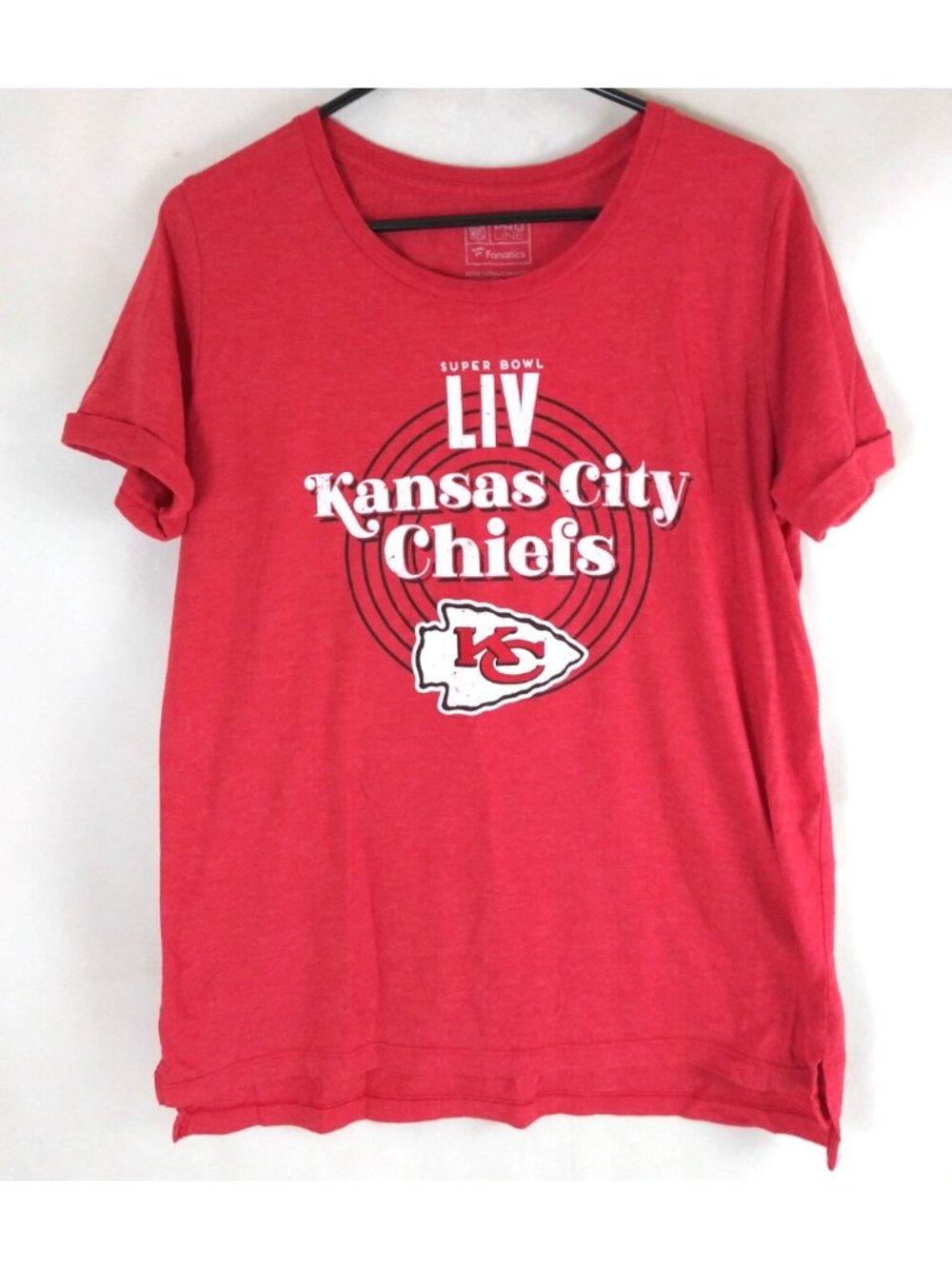 NFL Pro Line Fanatics Super Bowl LIV Kansas City Chiefs T-Shirt Size XL